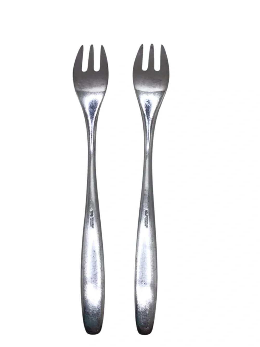 Vintage WMF Cromargan Cocktail Seafood Forks Set of 2 Stainless Steel Germany 6”